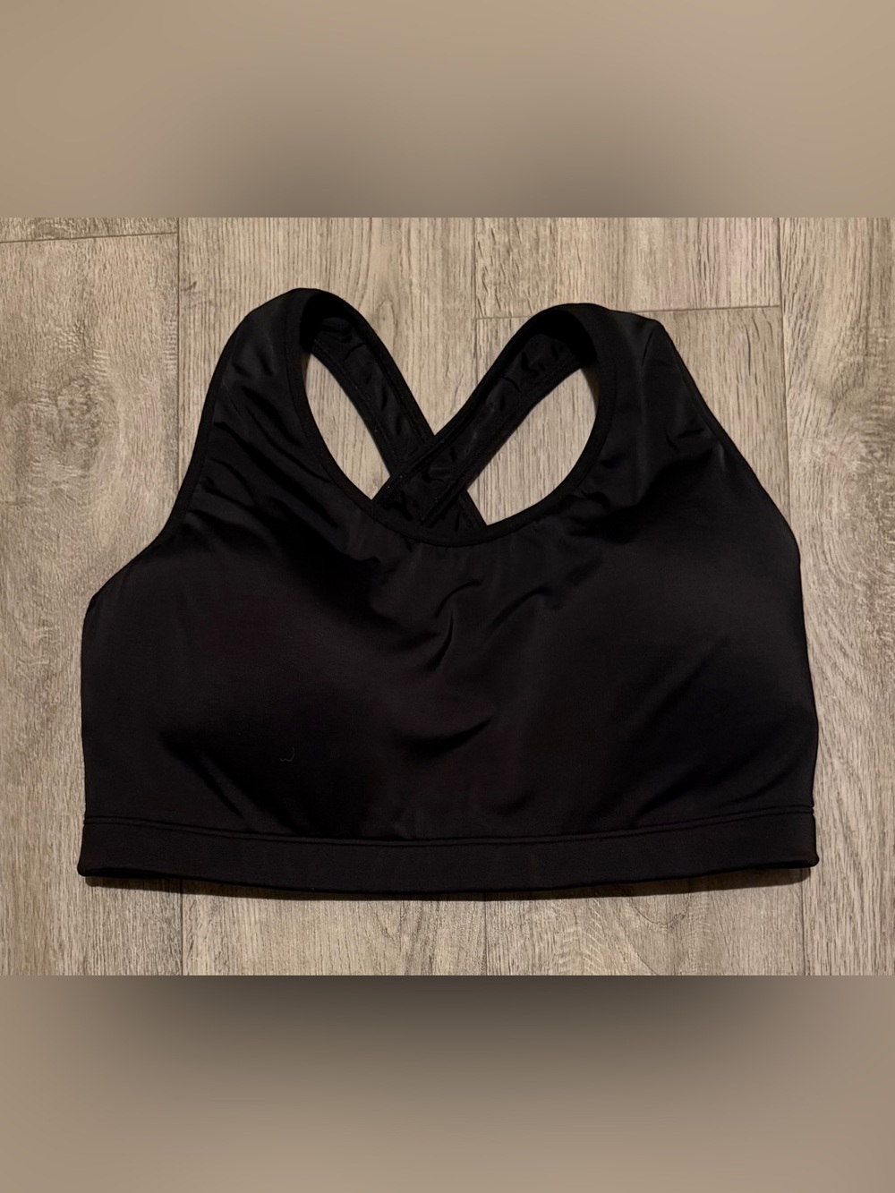 Saucony Size 34DD Cross Cross Back Sports Black